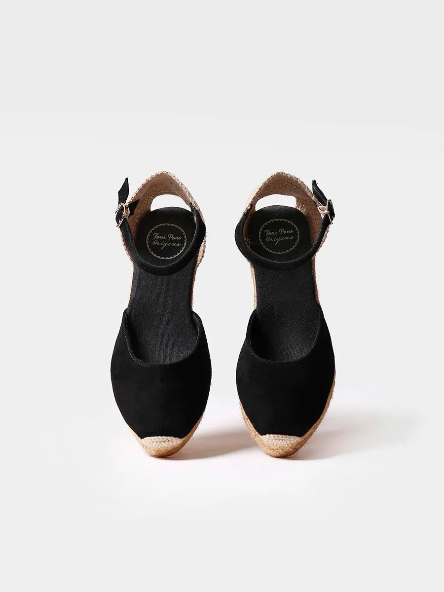 alpargatas mujer - Alpargata de piel cerrada de mujer | LLORET-5  - Toni Pons