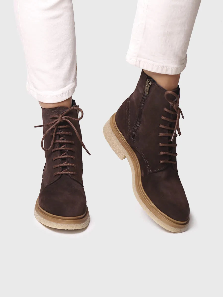 Bota de pell per a dona