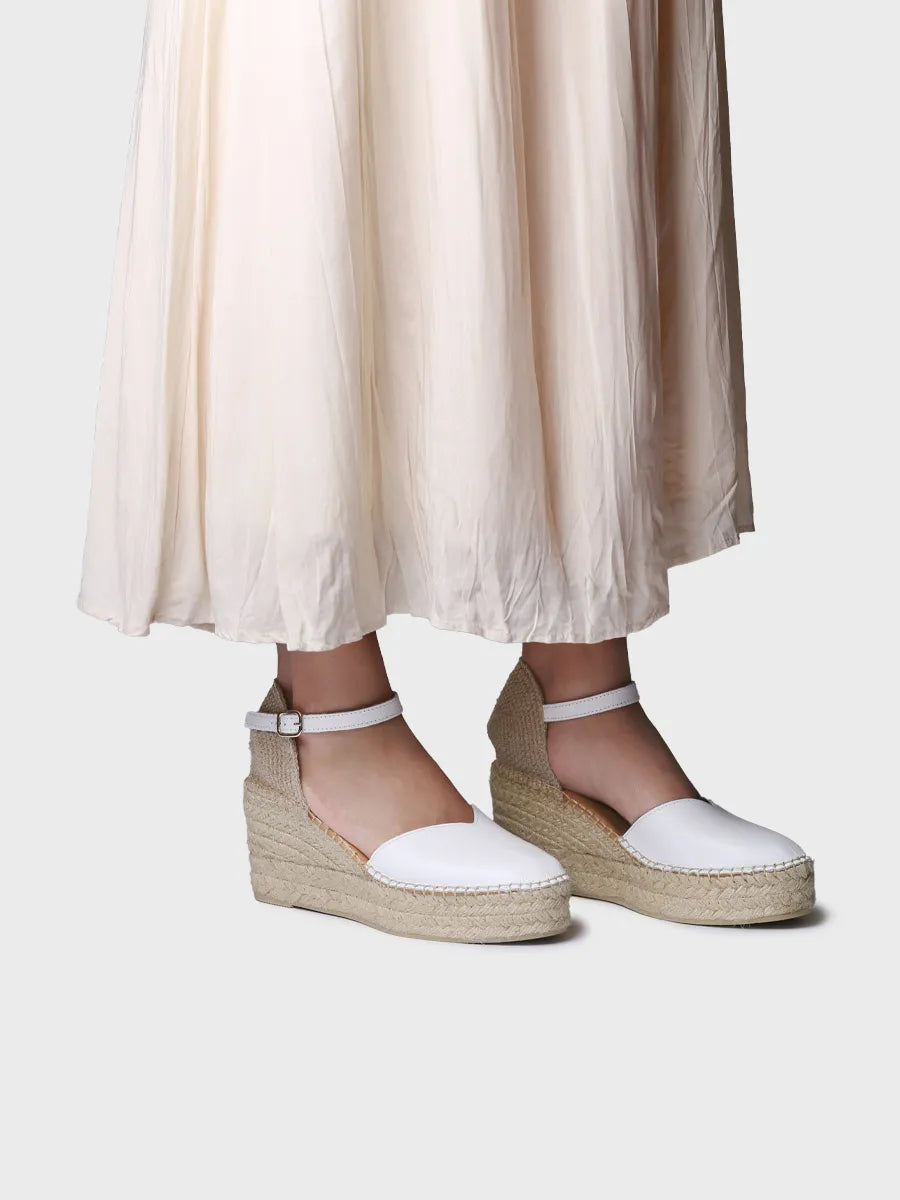 - Alpargata de mujer con cuña en piel | MAGDA-P - Toni Pons