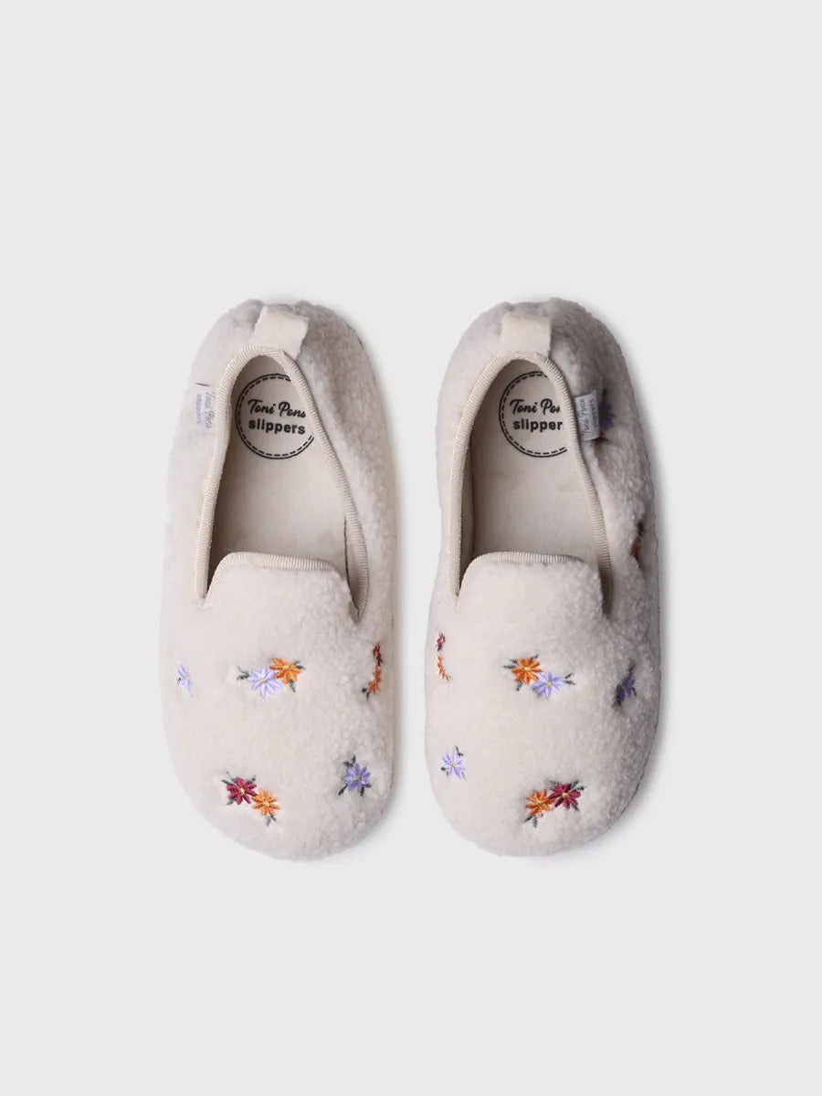 zapatillas mujer - Zapatilla tipo babucha con motivos bordados para mujer | MAILY-BB - Toni Pons