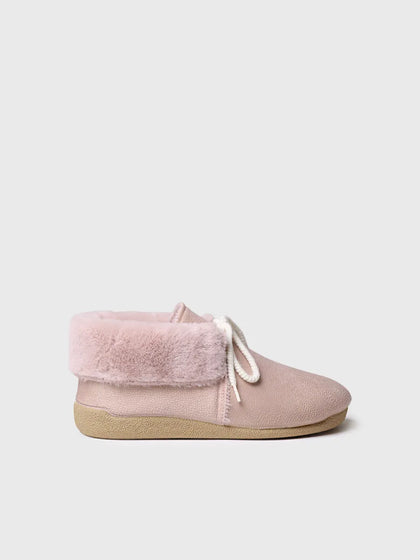 zapatillas mujer - Slipper abotinada de mujer con cordones en | MALMO-BD - Toni Pons