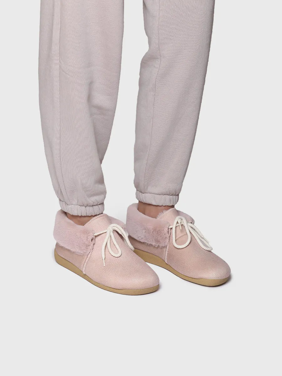 zapatillas mujer - Slipper abotinada de mujer con cordones en | MALMO-BD - Toni Pons