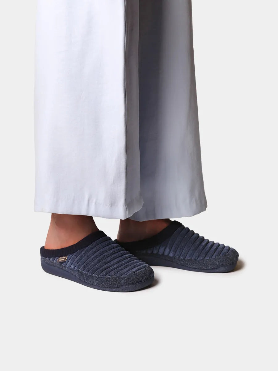 Women's high-cut slipper in felt