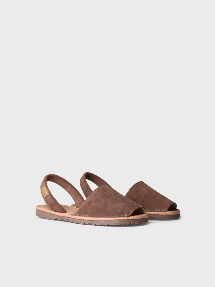 sandalias mujer - Menorquinas clásicas de mujer en serraje | MAO-QT - Toni Pons