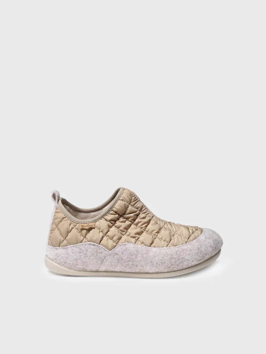 zapatillas mujer - Slippers para mujer en fieltro y tejido acolchado | MARE-UM - Toni Pons
