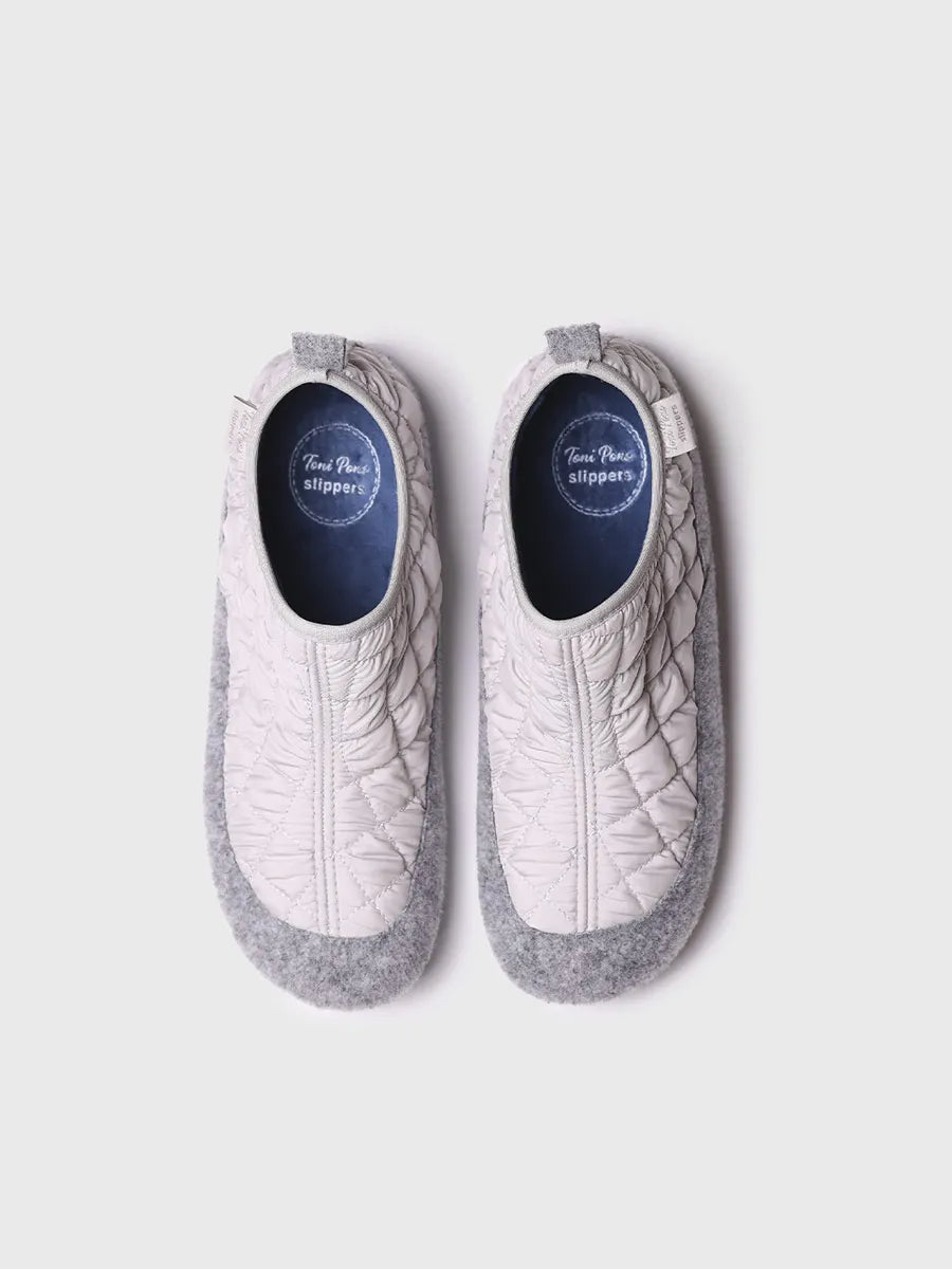 zapatillas de casa mujer - Slippers para mujer en fieltro y tejido acolchado | MARE-UM - Toni Pons