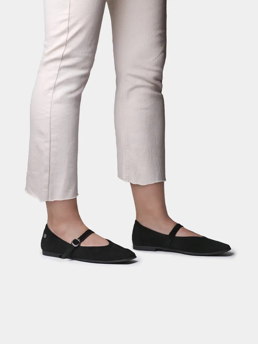 Zapatos mujer - Merceditas de mujer en serraje con hebilla | MARIAN-A - Toni Pons