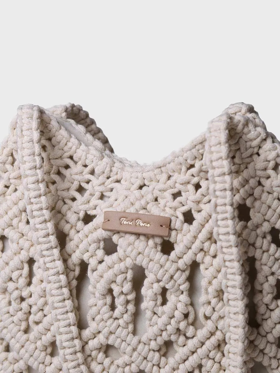 Complementos - Bolso en macramé con bolsillo | MARISSA - Toni Pons