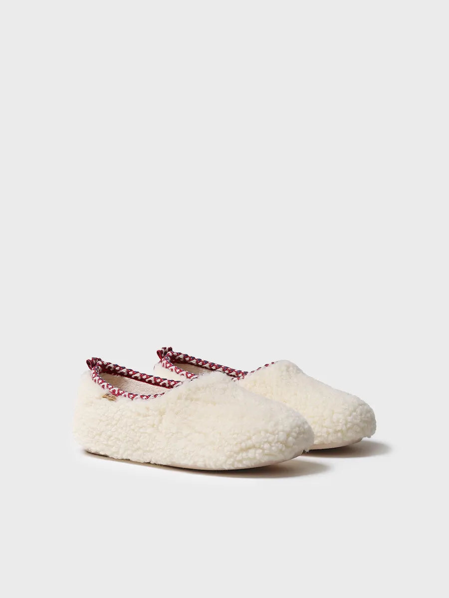 zapatillas mujer - Zapatilla tipo babucha para mujer en borrego | MARTA-SH  - Toni Pons