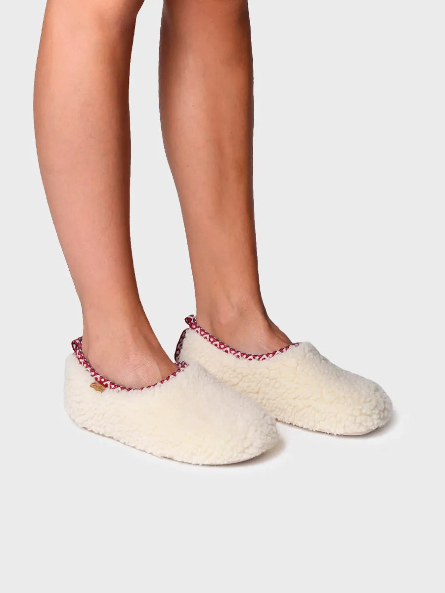 zapatillas mujer - Zapatilla tipo babucha para mujer en borrego | MARTA-SH  - Toni Pons