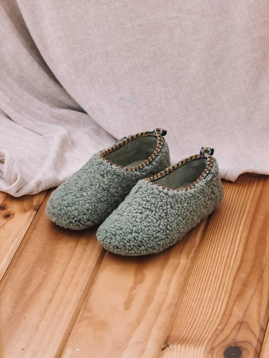 zapatillas mujer - Zapatilla tipo babucha para mujer en borrego | MARTA-SH  - Toni Pons