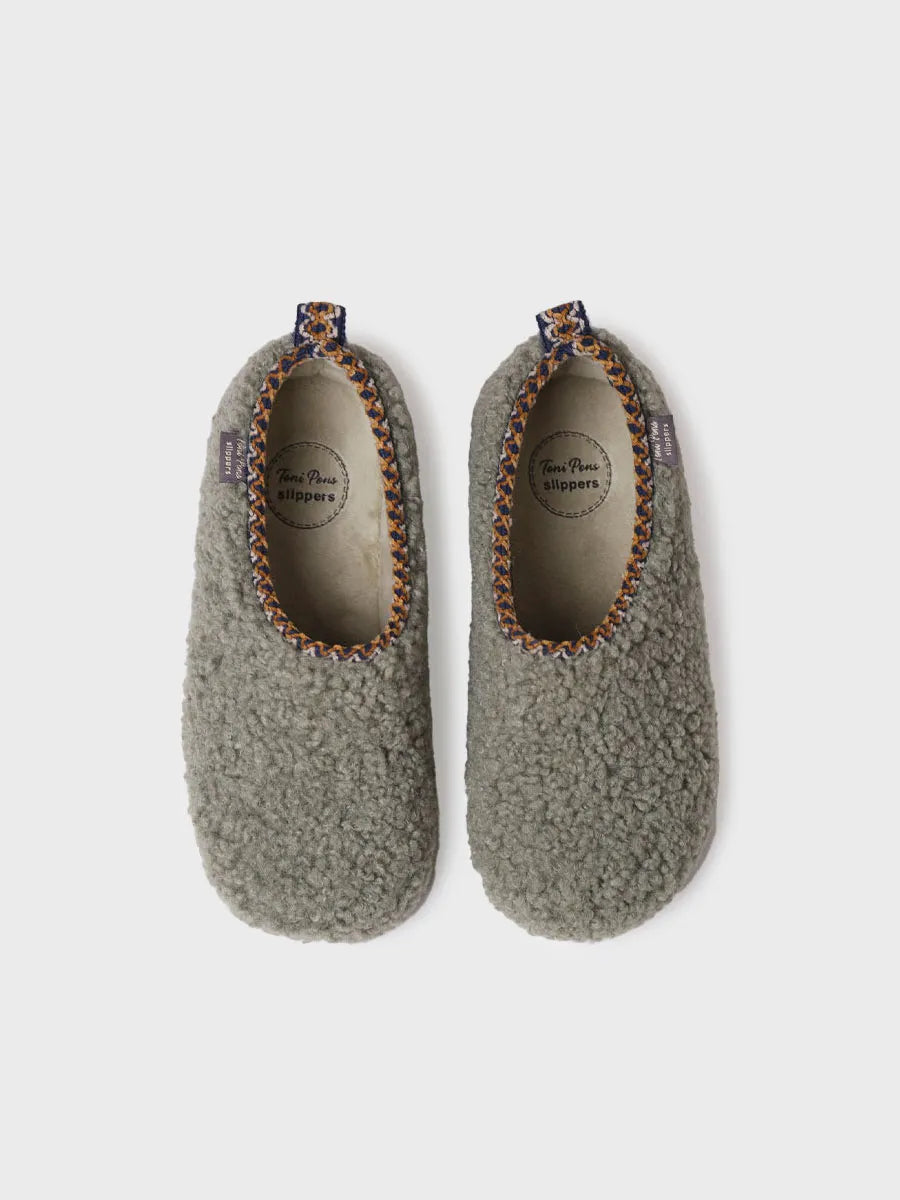 zapatillas mujer - Zapatilla tipo babucha para mujer en borrego | MARTA-SH  - Toni Pons