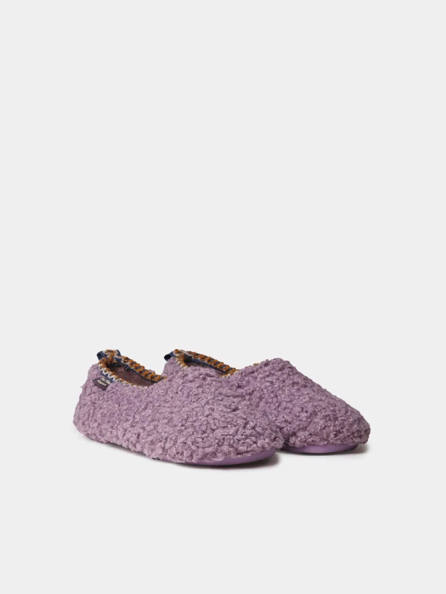 Women's felt clog with cork sole