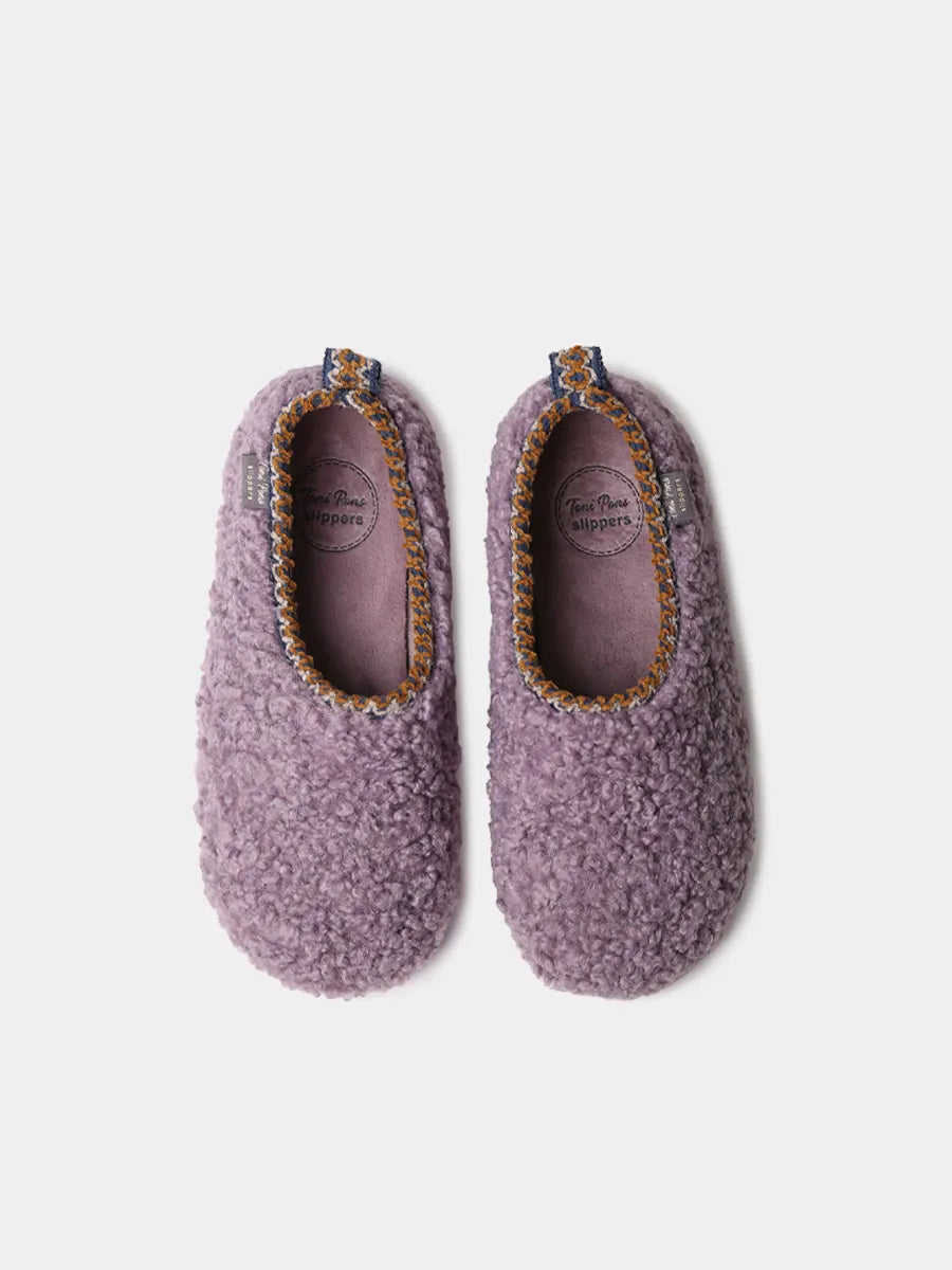 Women's felt clog with cork sole
