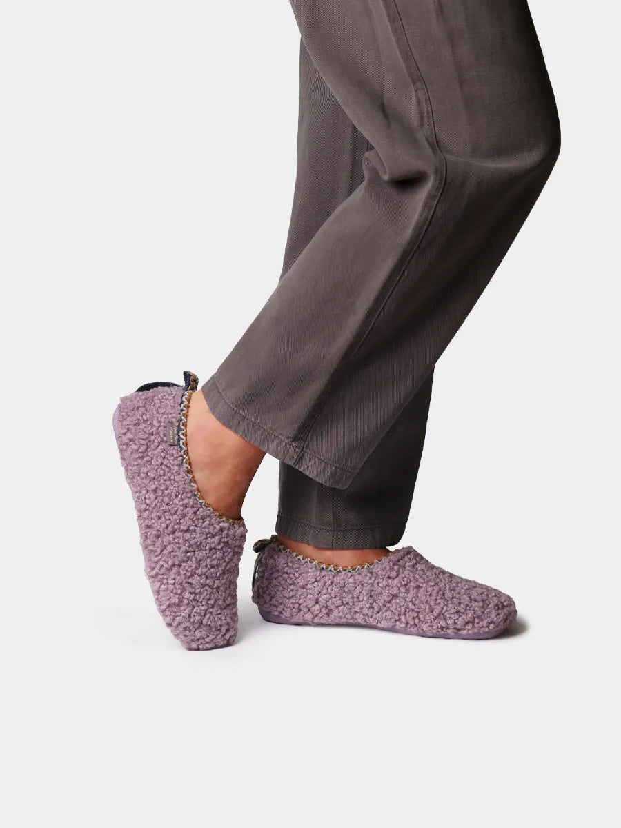 Women's felt clog with cork sole