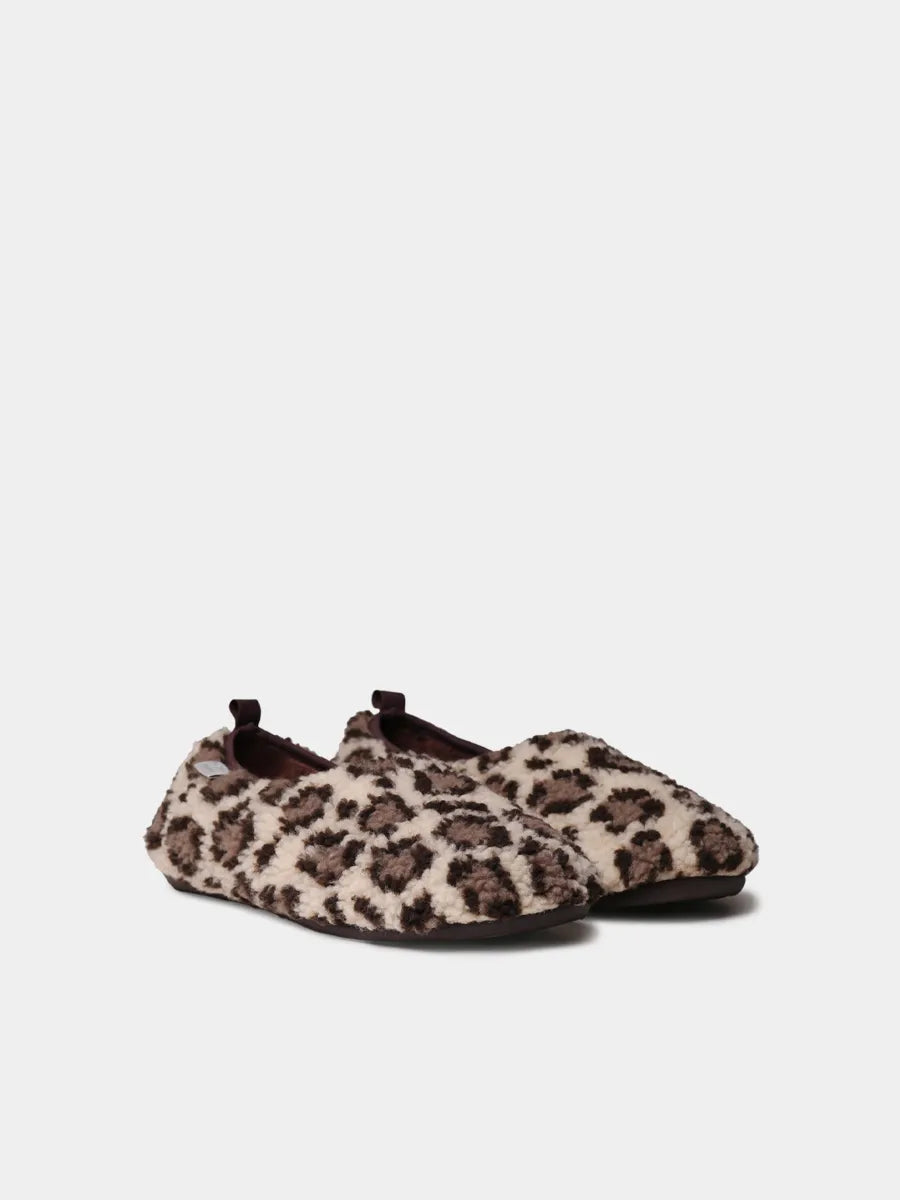Women's high-cut slipper in recycled felt