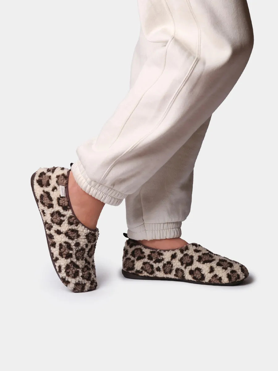 Women's high-cut slipper in recycled felt