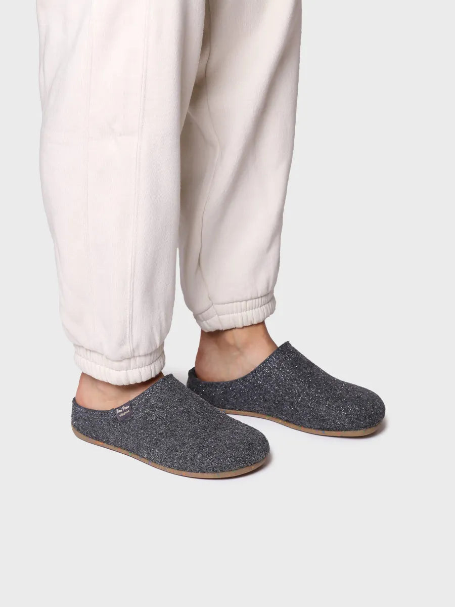 zapatillas mujer - Slipper para mujer tipo zueco en fieltro | MAUI-LX - Toni Pons