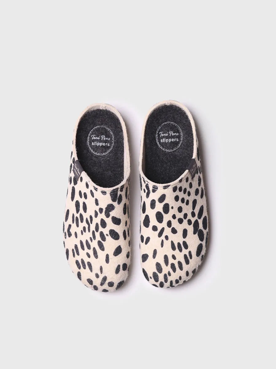 zapatillas de casa mujer - Slipper para mujer tipo zueco en fieltro | MAUI-NM - Toni Pons