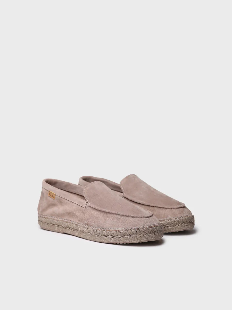 zapatillas hombre - Alpargata cerrada de hombre en serraje con suela de yute | MAX - Toni Pons