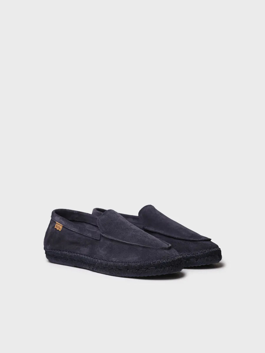 zapatillas hombre - Alpargata cerrada de hombre en serraje con suela de yute | MAX - Toni Pons