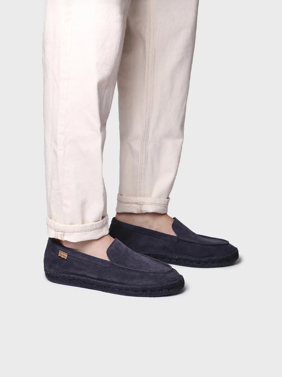 zapatillas hombre - Alpargata cerrada de hombre en serraje con suela de yute | MAX - Toni Pons