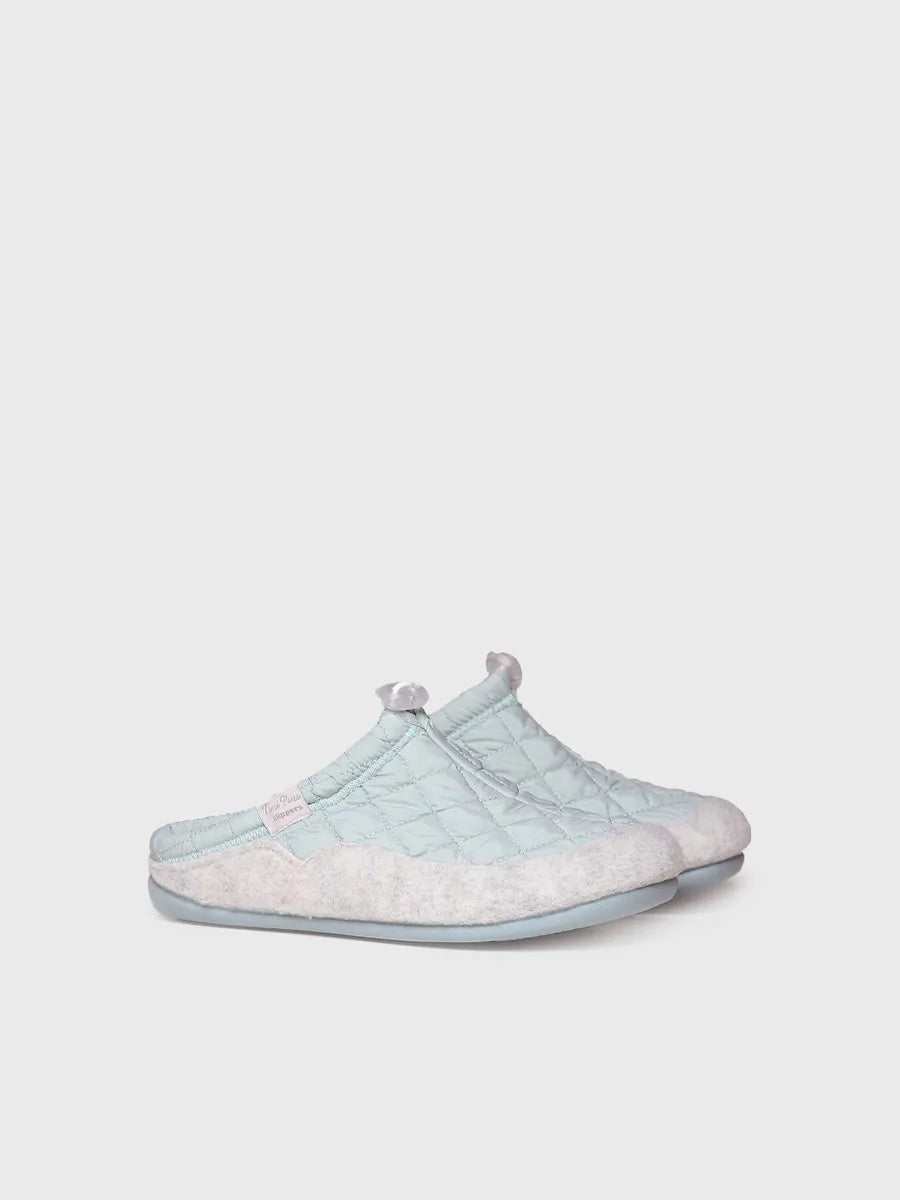 zapatillas mujer - Slippers para mujer en tejido acolchado y fieltro | MEL-UM - Toni Pons