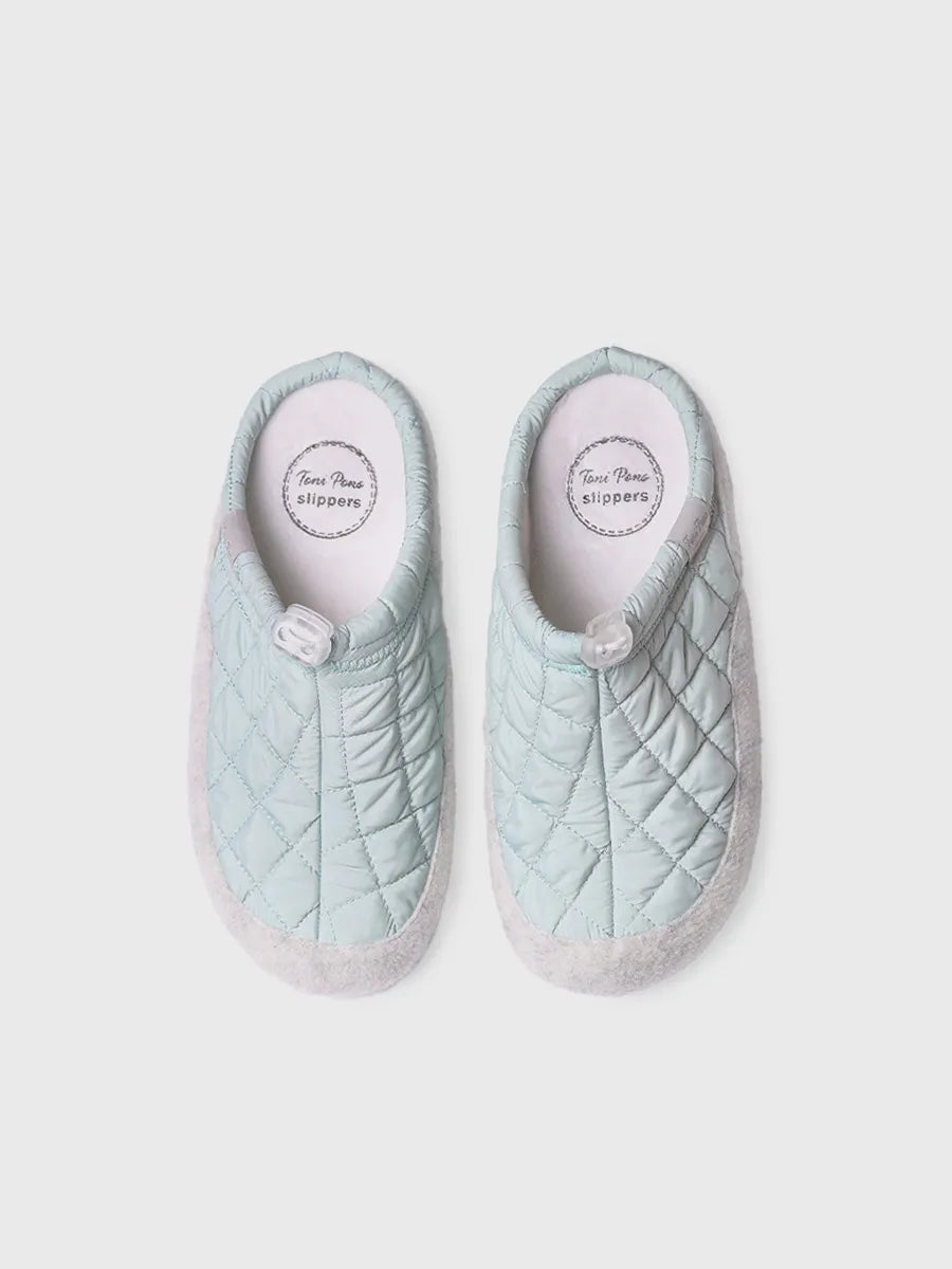 zapatillas mujer - Slippers para mujer en tejido acolchado y fieltro | MEL-UM - Toni Pons