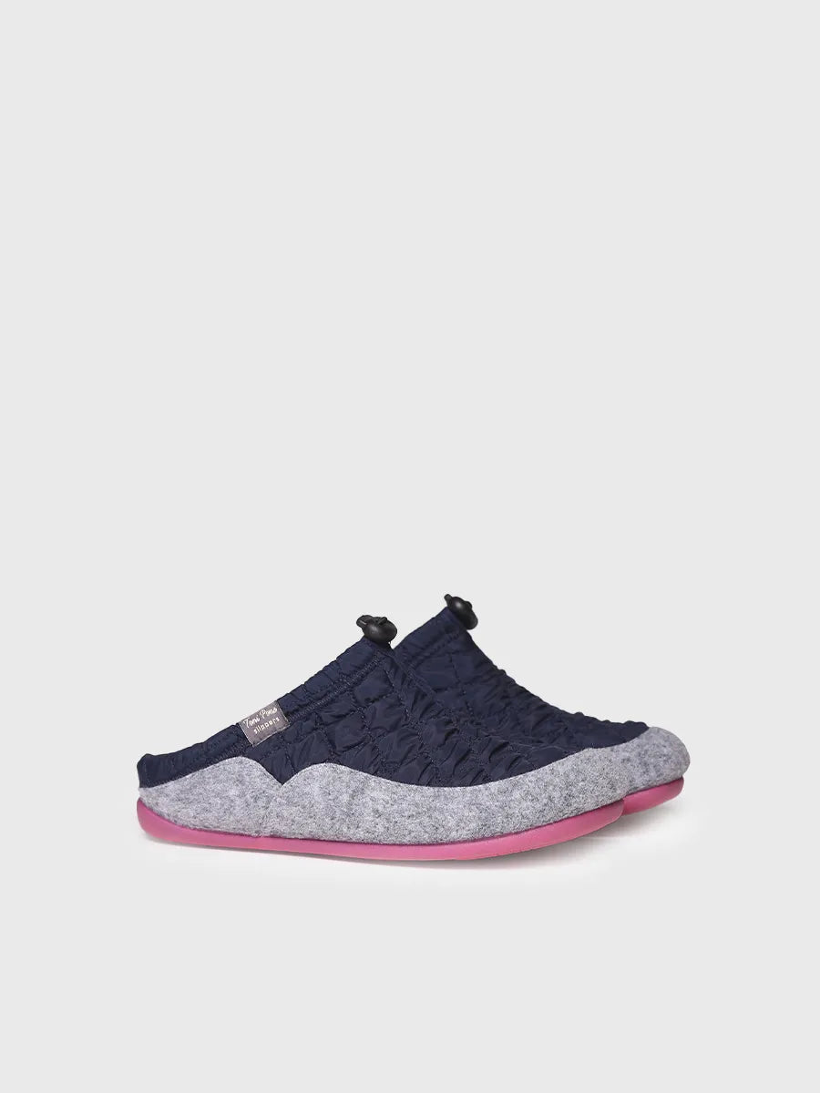 zapatillas mujer - Slippers para mujer en tejido acolchado y fieltro | MEL-UM - Toni Pons