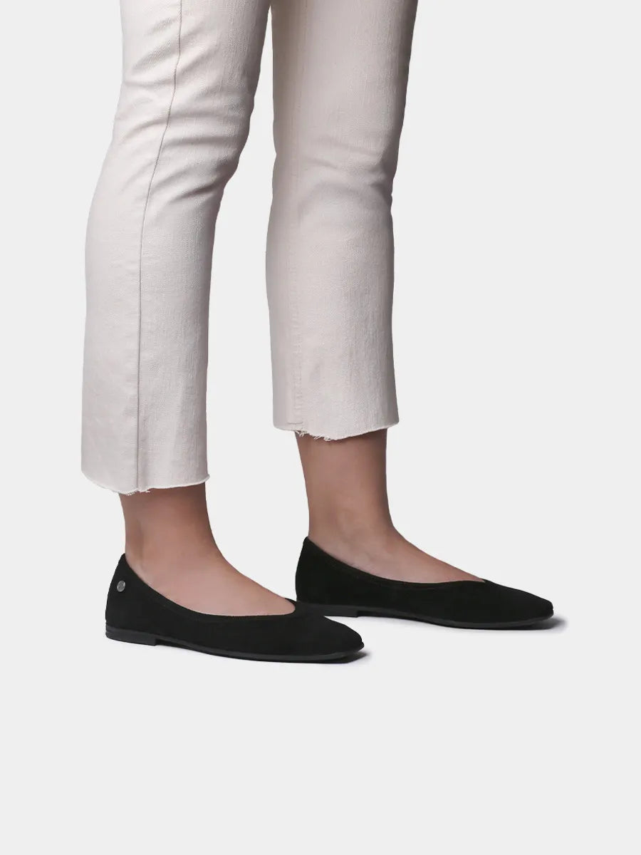 Zapatos mujer - Bailarinas de mujer en serraje colores lisos | MELISA-A - Toni Pons