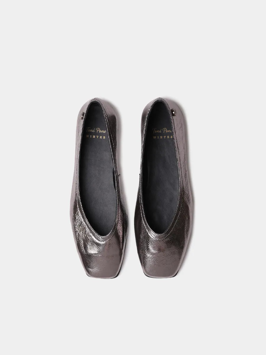 Zapatos mujer - Bailarinas de mujer en piel efecto brillante | MELISA-MT - Toni Pons
