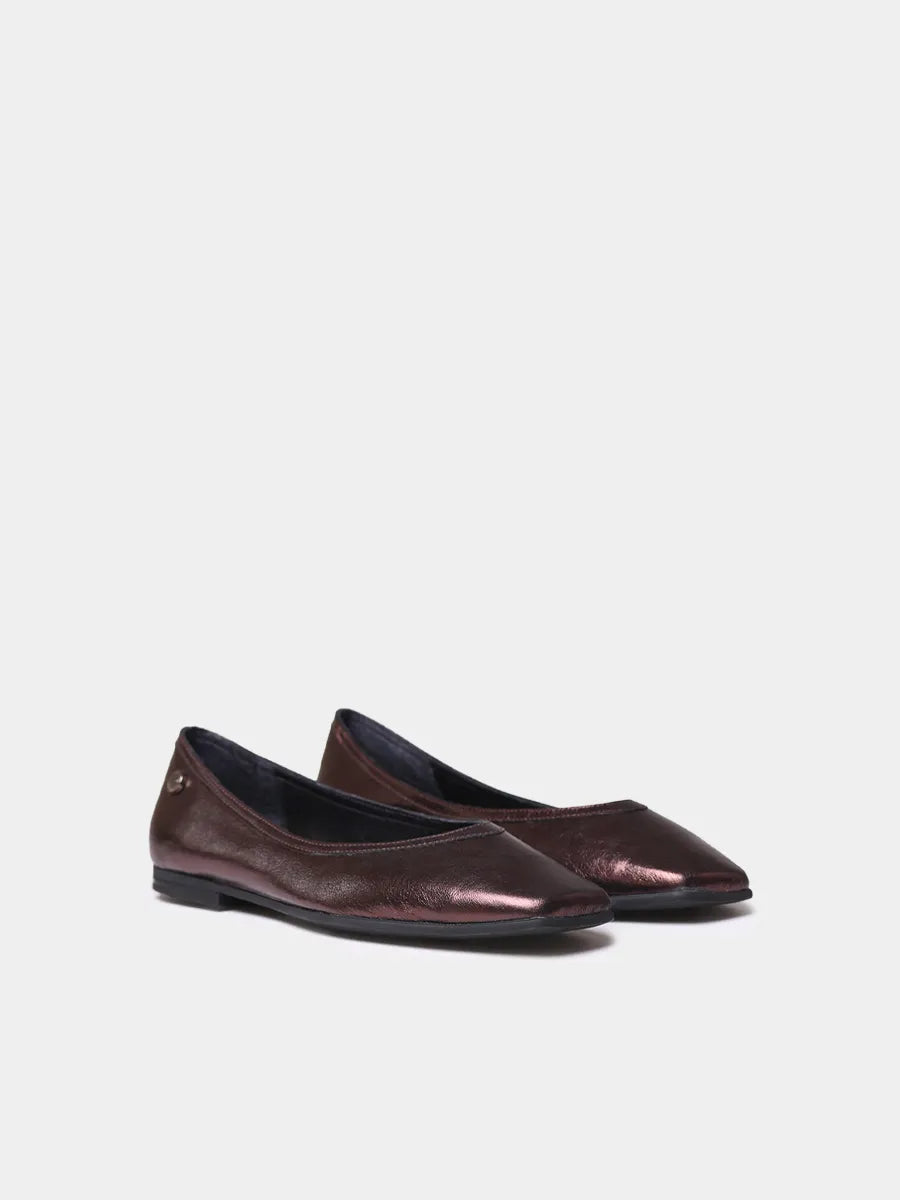 Zapatos mujer - Bailarinas de mujer en piel efecto brillante | MELISA-MT - Toni Pons