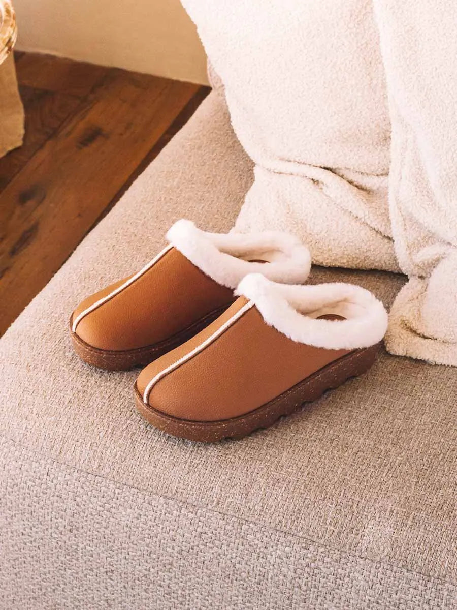 Women's multicoloured clog with platform