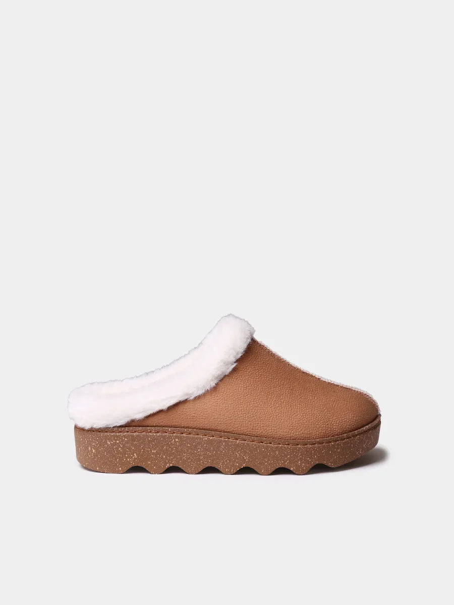 Women's multicoloured clog with platform