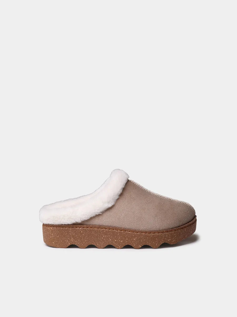 Women's multicoloured clog with platform