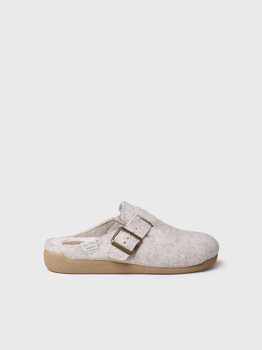 zapatillas mujer - Slipper de mujer tipo zueco con hebilla | MIMA-FP - Toni Pons