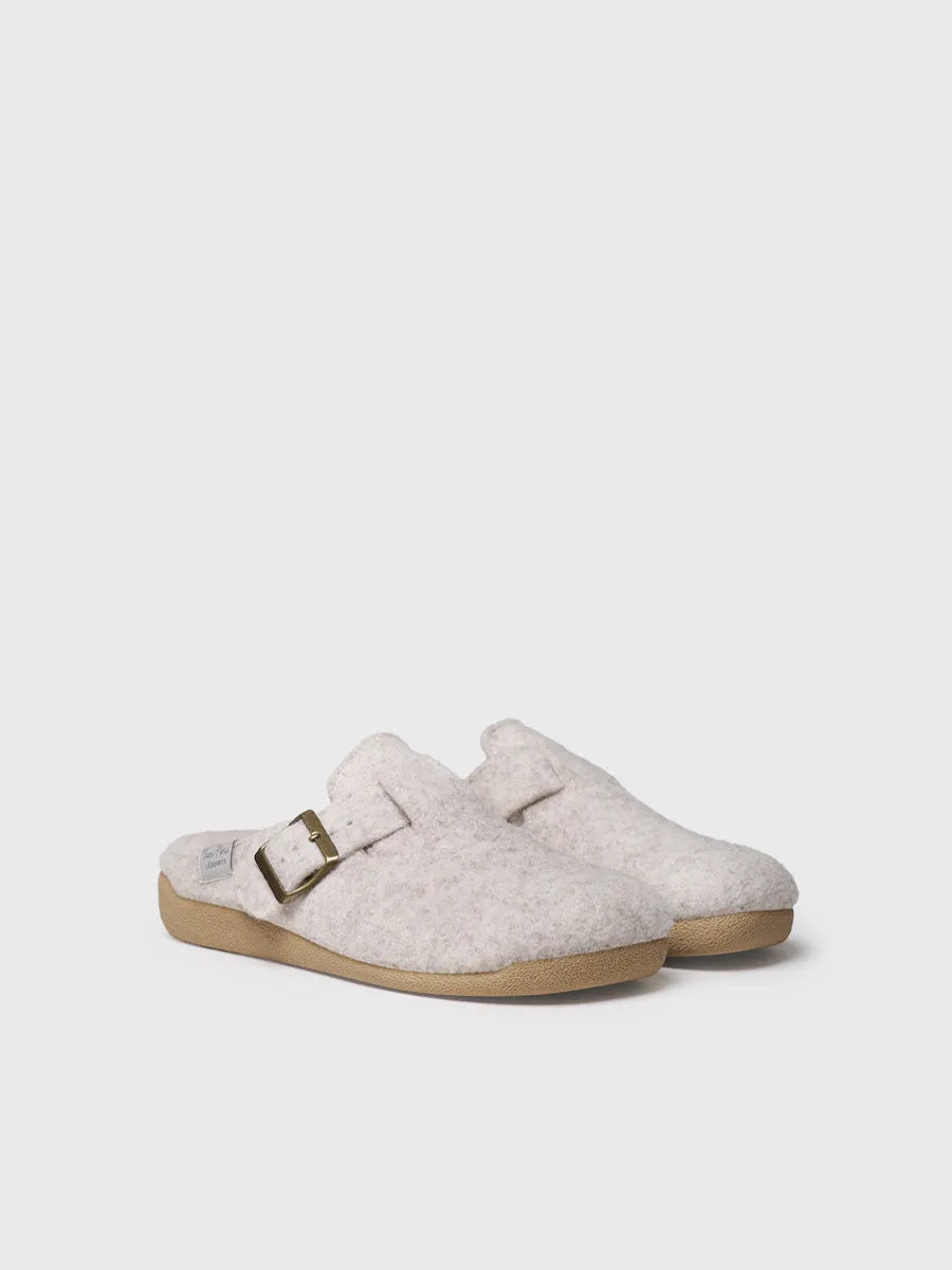 zapatillas mujer - Slipper de mujer tipo zueco con hebilla | MIMA-FP - Toni Pons