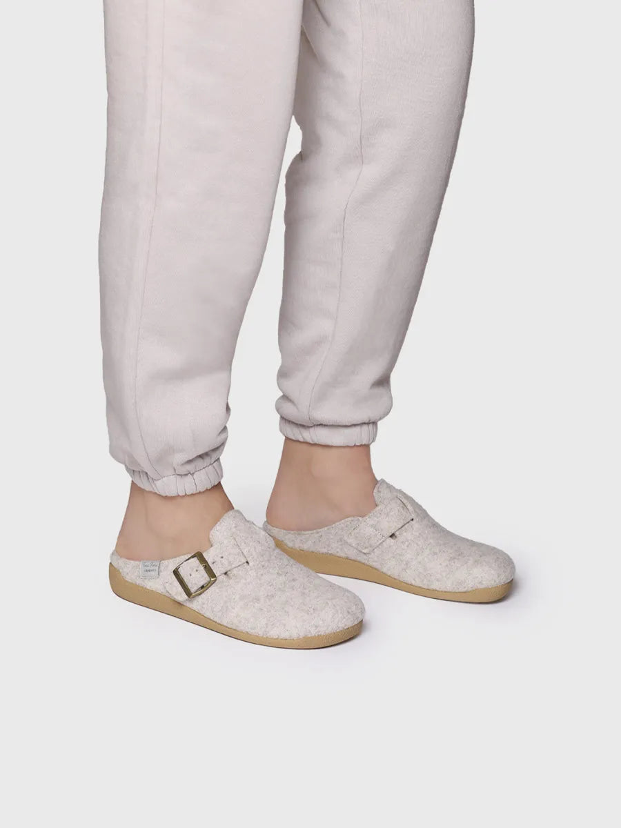 zapatillas mujer - Slipper de mujer tipo zueco con hebilla | MIMA-FP - Toni Pons