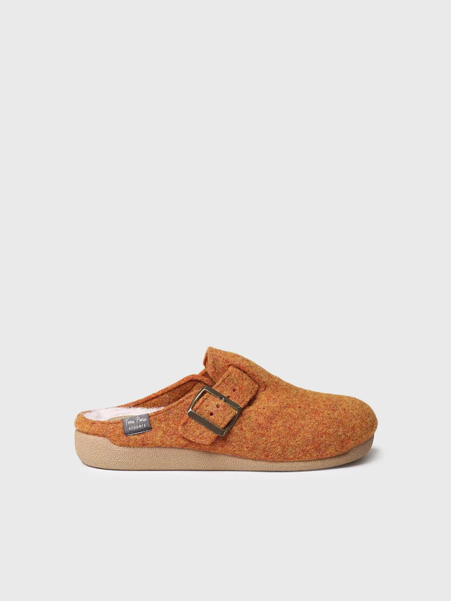 zapatillas mujer - Slipper de mujer tipo zueco con hebilla | MIMA-FP - Toni Pons