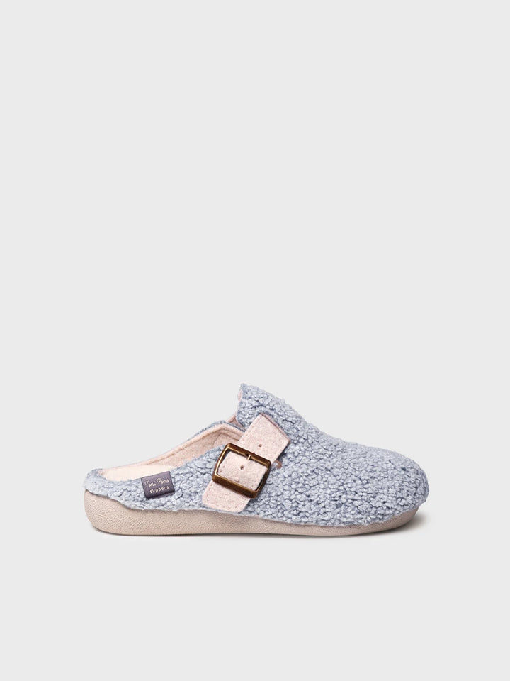 Zapatillas de casa mujer - Slipper abierta con hebilla para mujer | MIMA-NV - Toni Pons