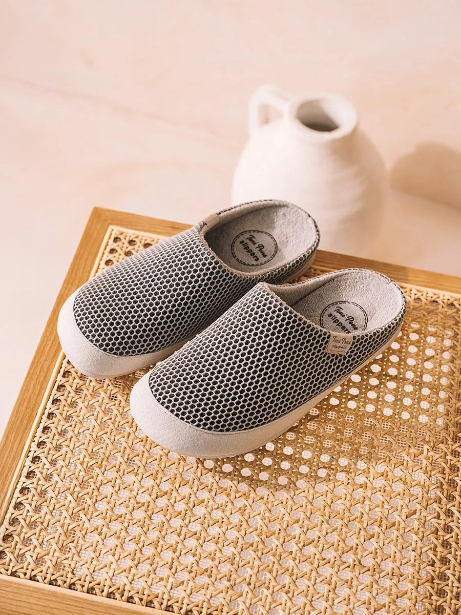 Women's clog-type house slipper in mesh-like fabric TONI PONS