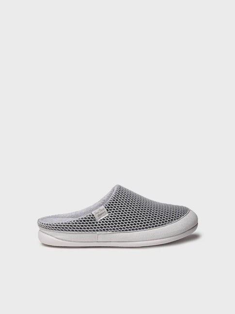 zapatillas mujer - Zapatilla de casa tipo zueco de mujer en rejilla | MINA-GC  - Toni Pons
