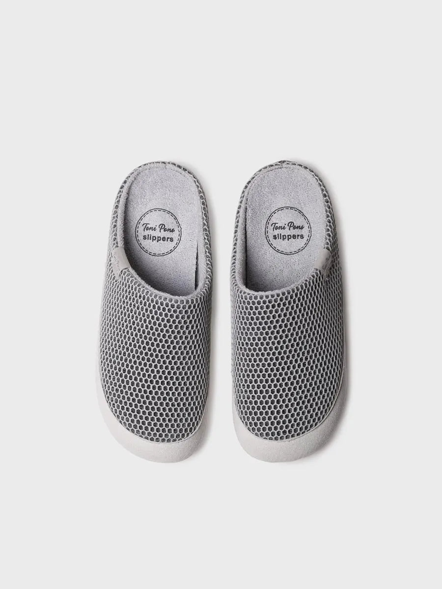 zapatillas mujer - Zapatilla de casa tipo zueco de mujer en rejilla | MINA-GC - Toni Pons