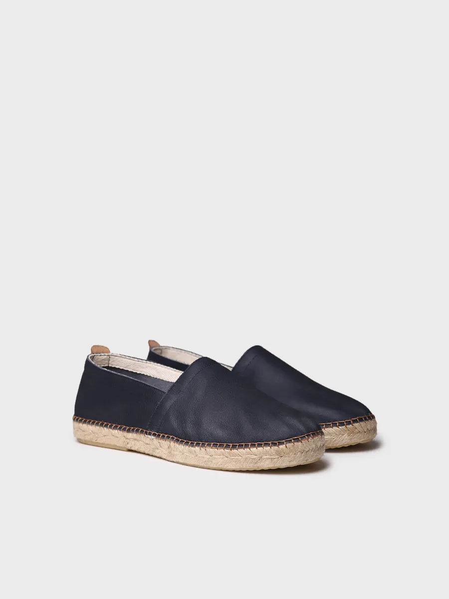 zapatillas hombre - Alpargata cerrada de hombre en piel con suela de yute | MINO  - Toni Pons