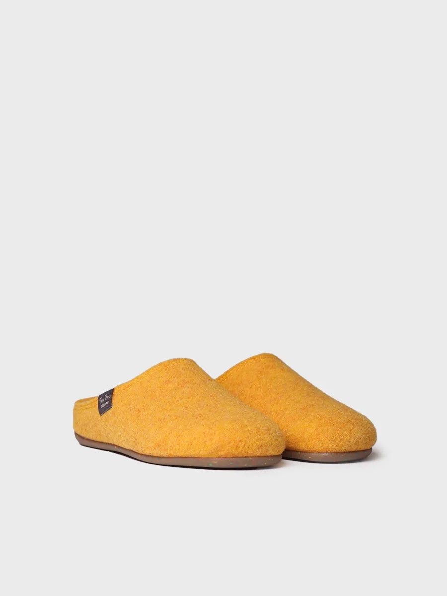 zapatillas de casa mujer - Zapatilla tipo zueco para mujer en fieltro reciclado | MONA-FR - Toni Pons
