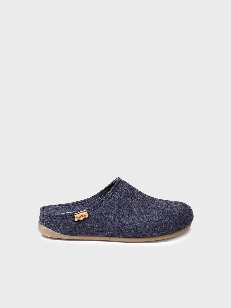 zapatillas de casa mujer - Zapatilla tipo zueco para mujer en fieltro reciclado | MONA-FR - Toni Pons
