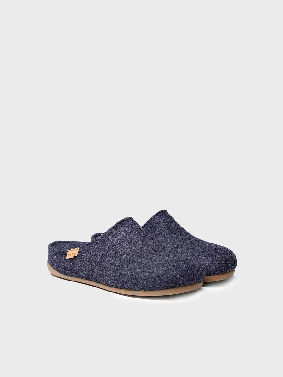 zapatillas de casa mujer - Zapatilla tipo zueco para mujer en fieltro reciclado | MONA-FR - Toni Pons