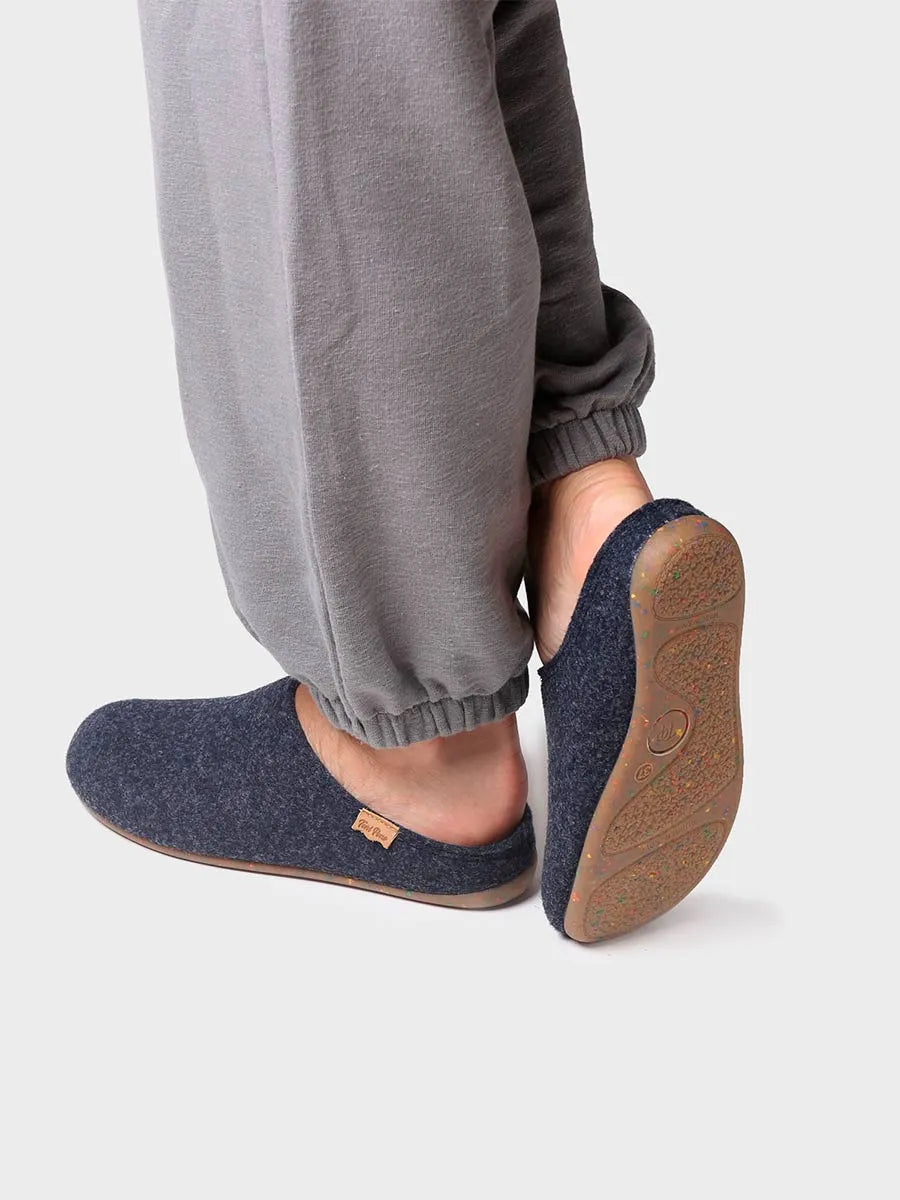 zapatillas de casa mujer - Zapatilla tipo zueco para mujer en fieltro reciclado | MONA-FR - Toni Pons
