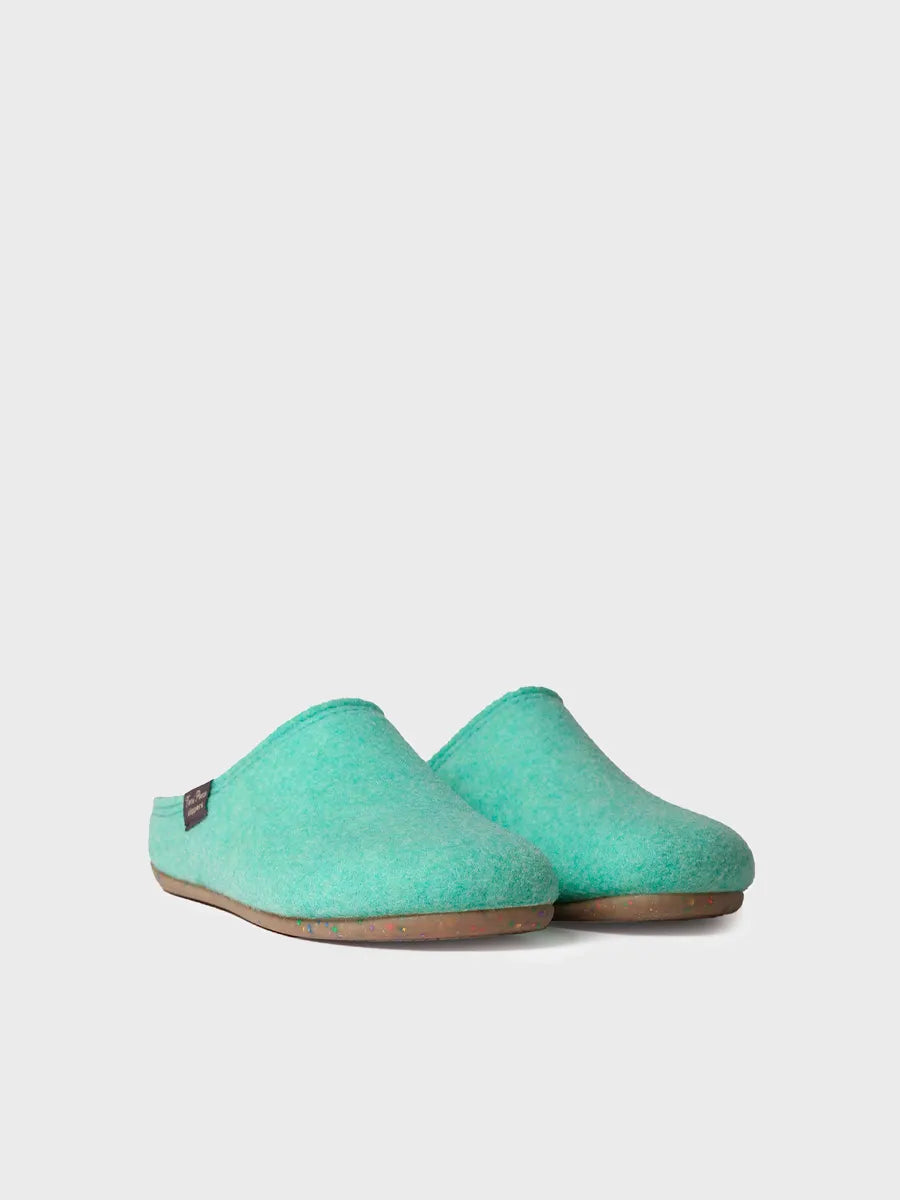 zapatillas de casa mujer - Zapatilla tipo zueco para mujer en fieltro reciclado | MONA-FR - Toni Pons