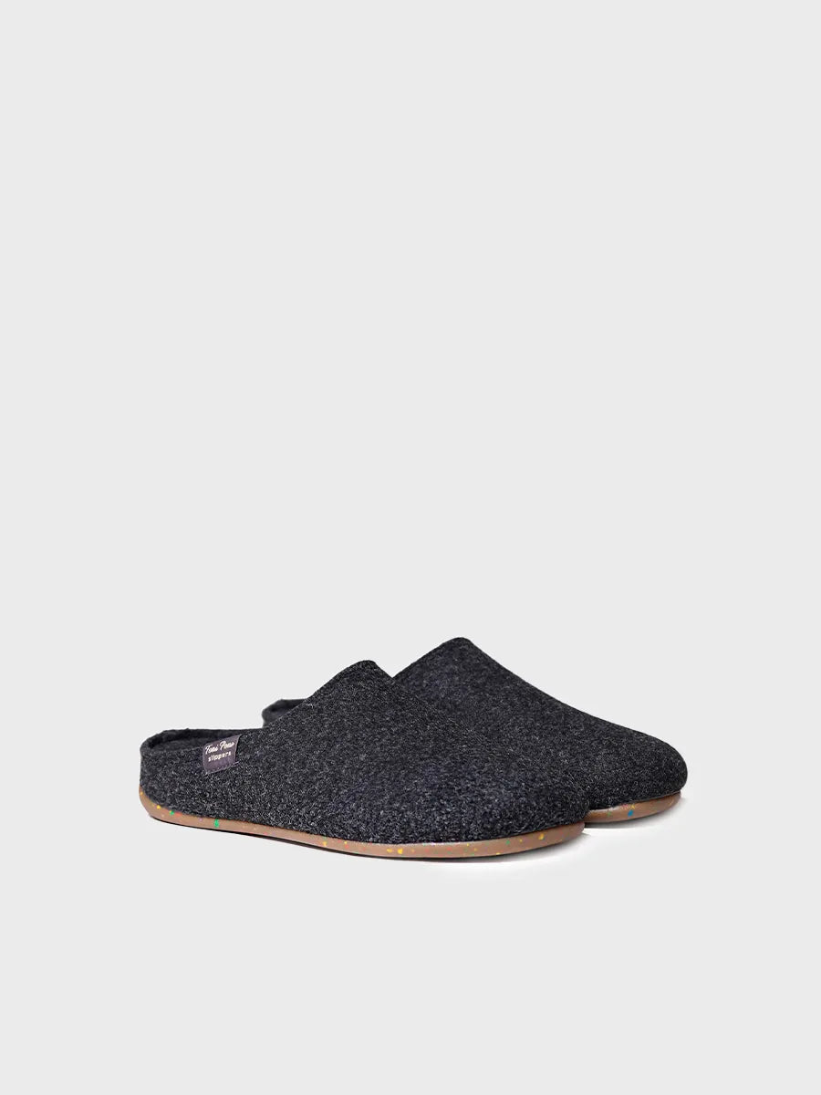 zapatillas de casa mujer - Zapatilla tipo zueco para mujer en fieltro reciclado | MONA-FR - Toni Pons